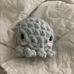 Handmade Crochet Octopus...with blush!!